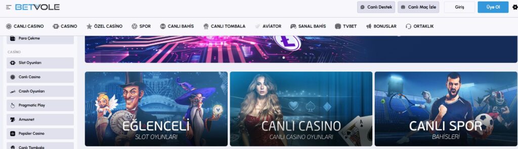 betvole özel bahis